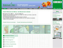 Tablet Screenshot of emenue.net